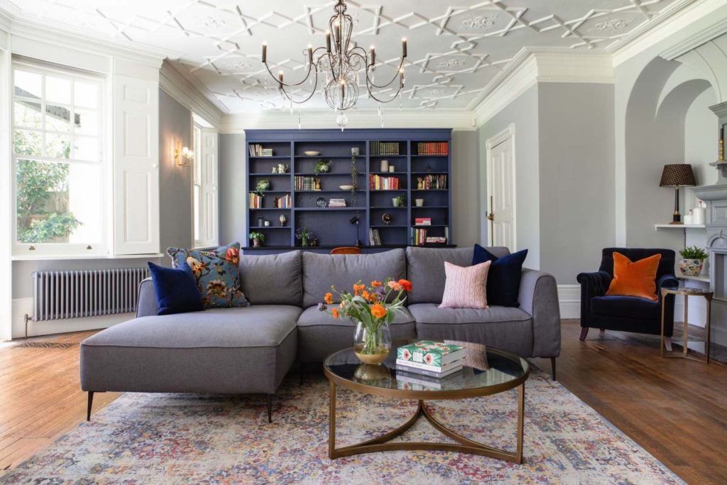 Before & After- A living room in Worplesdon elevated